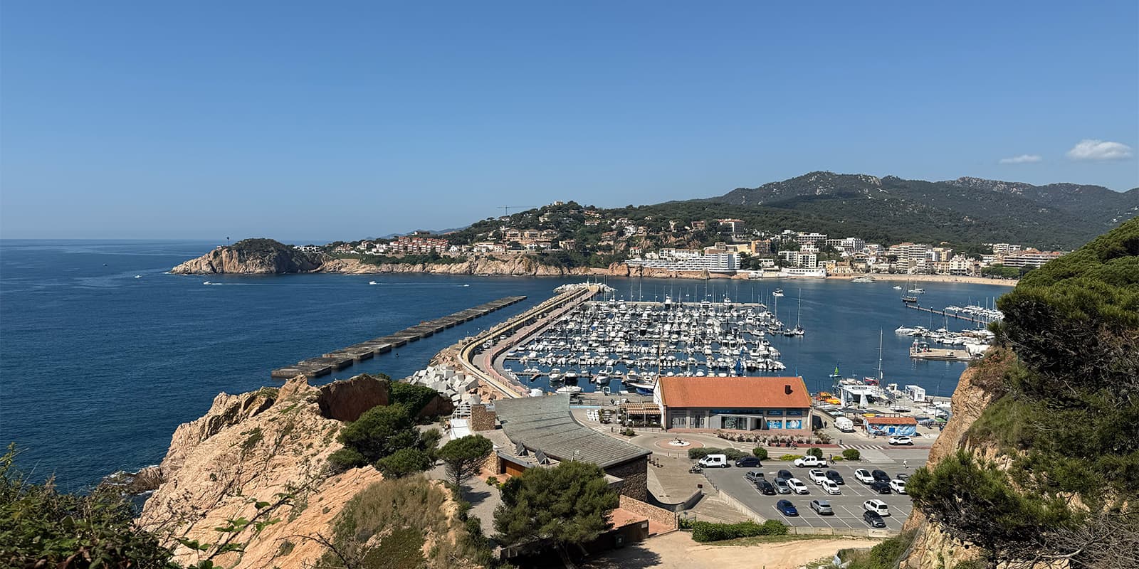 little harbor on the Spanish coast